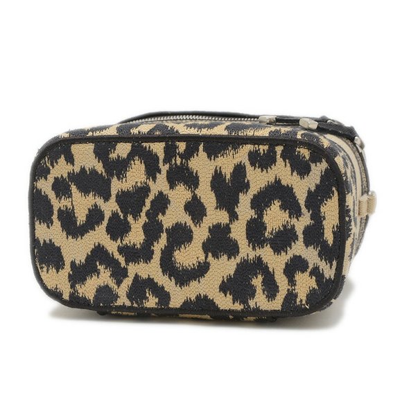 Christian Dior Dior Vanity Small Bag Animal Print Canvas Beige Black - Picture 7 of 7